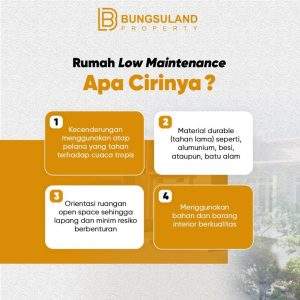 Ciri-ciri rumah low maintenance